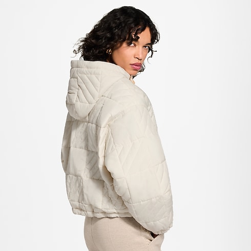 Veste à fermeture éclair et motif Damier matelassé Femme Prêt-à-porter Manteaux et vestes | LOUIS VUITTON (Zoom produit)