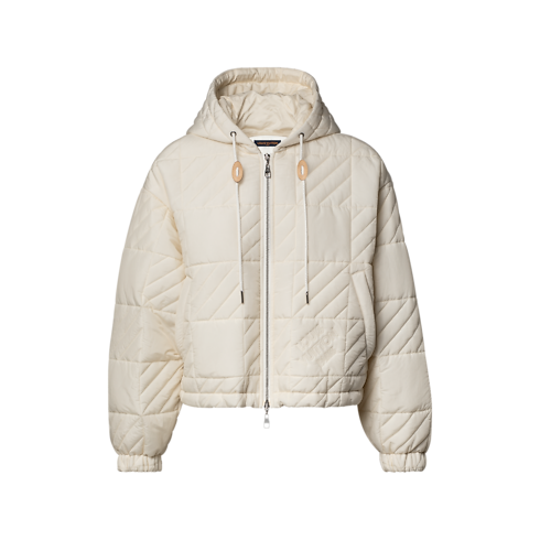 Veste à fermeture éclair et motif Damier matelassé Femme Prêt-à-porter Manteaux et vestes | LOUIS VUITTON (Zoom produit)