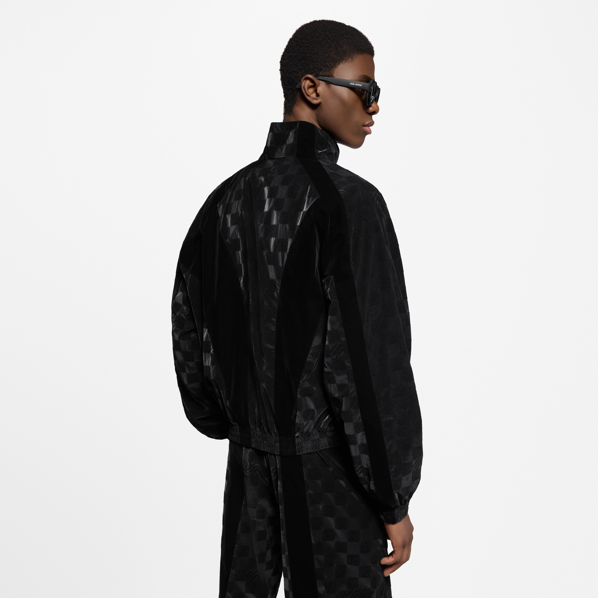 Veste de jogging technique floquée Damier  Homme Prêt-à-porter Manteaux et blousons | LOUIS VUITTON (Zoom produit)