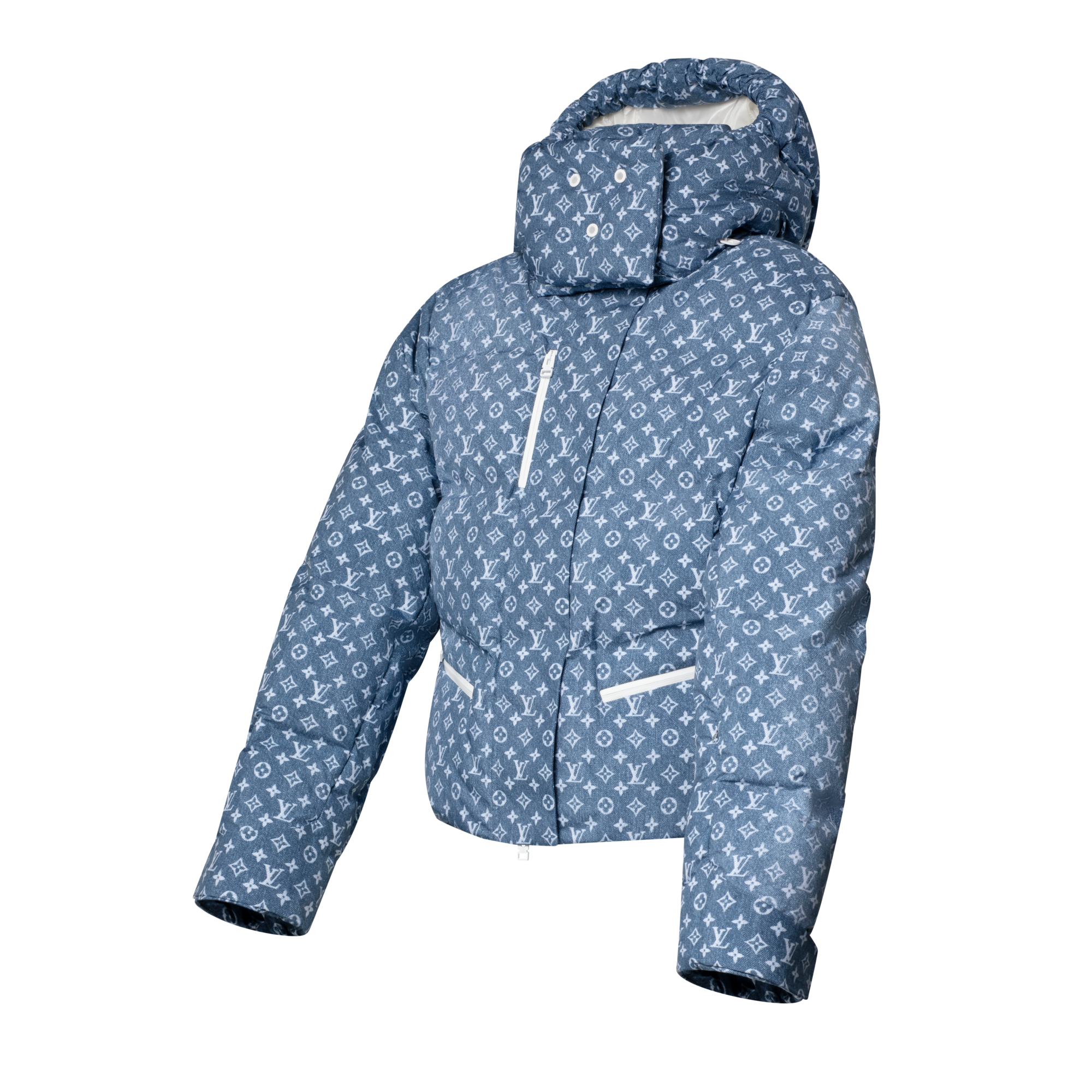Veste de ski Monogram à effet denim  Femme Prêt-à-porter Manteaux et vestes | LOUIS VUITTON (Zoom produit)