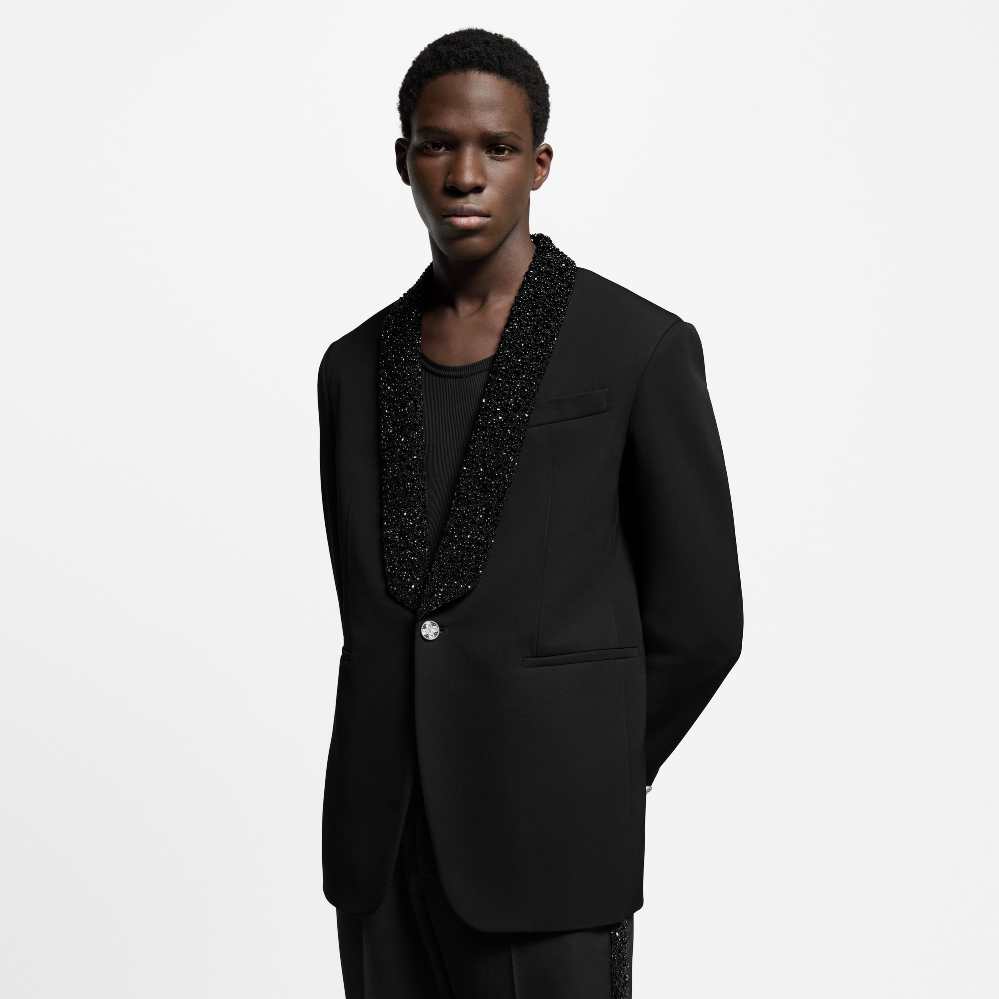 Veste de smoking ornementée pour le soir - Réalisée sur commande  Homme Prêt-à-porter Vestes | LOUIS VUITTON (Zoom produit)