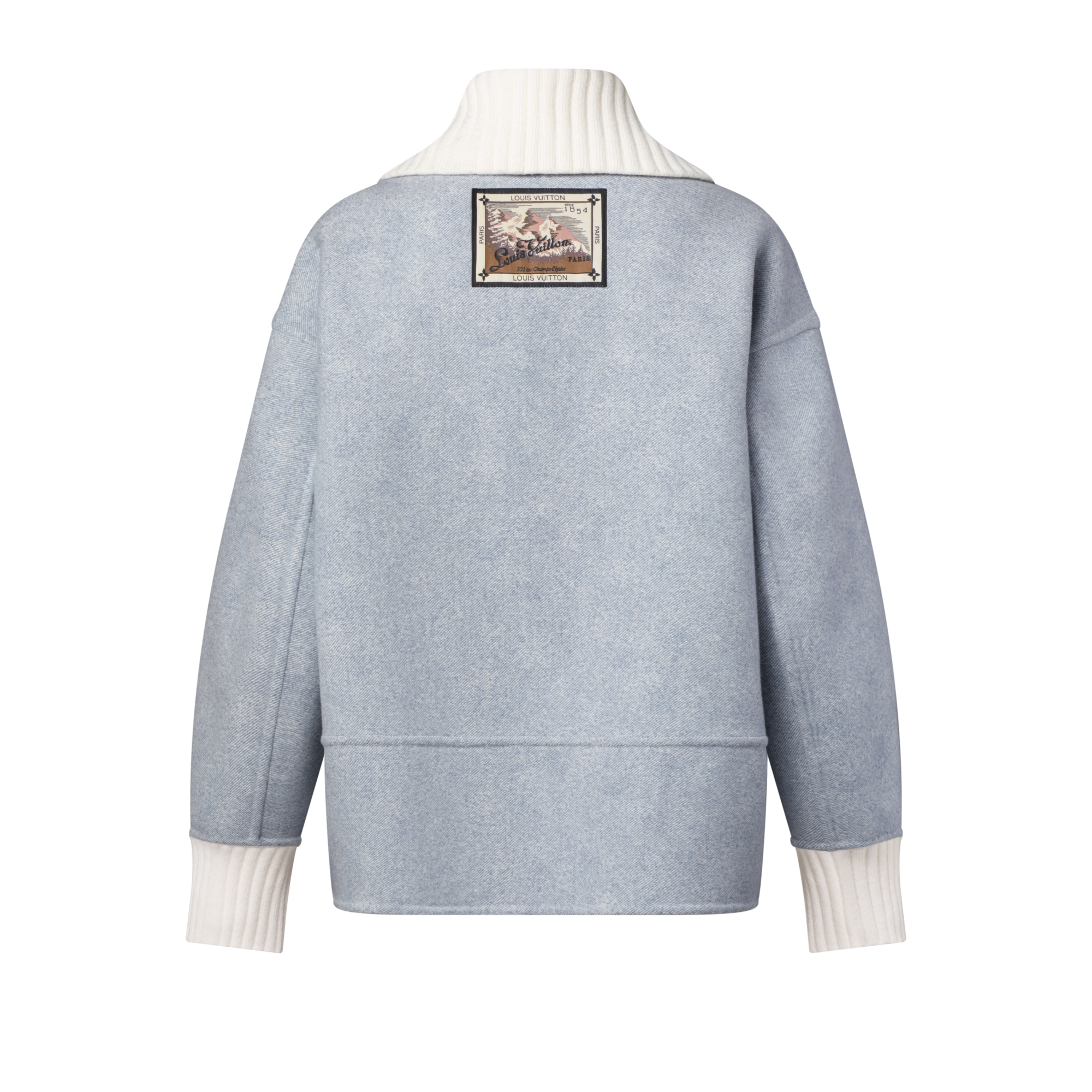 Veste double-face à effet denim  Femme Prêt-à-porter Manteaux et vestes | LOUIS VUITTON (Zoom produit)