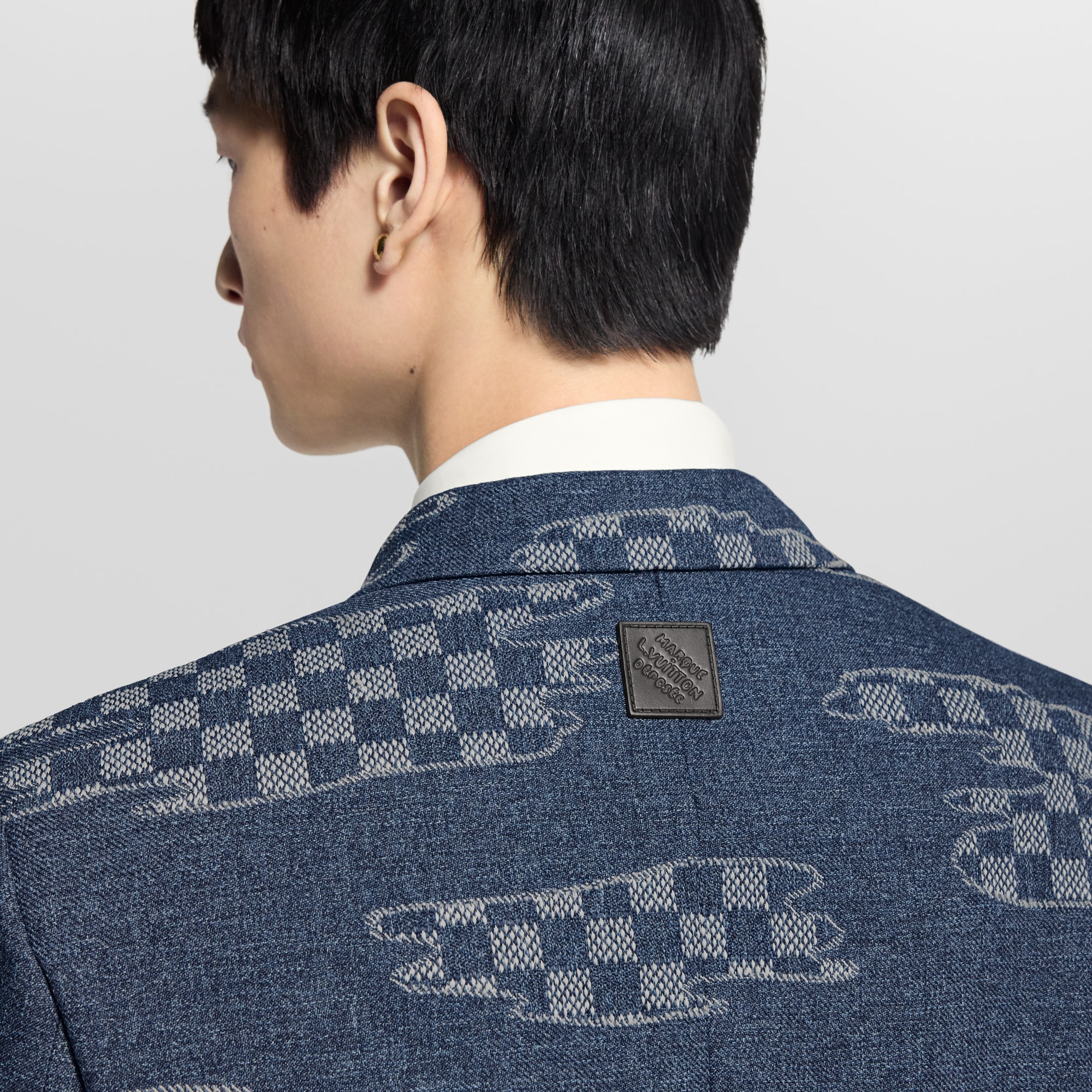 Veste droite courte motif Damier  Homme Prêt-à-porter Vestes | LOUIS VUITTON (Zoom produit)