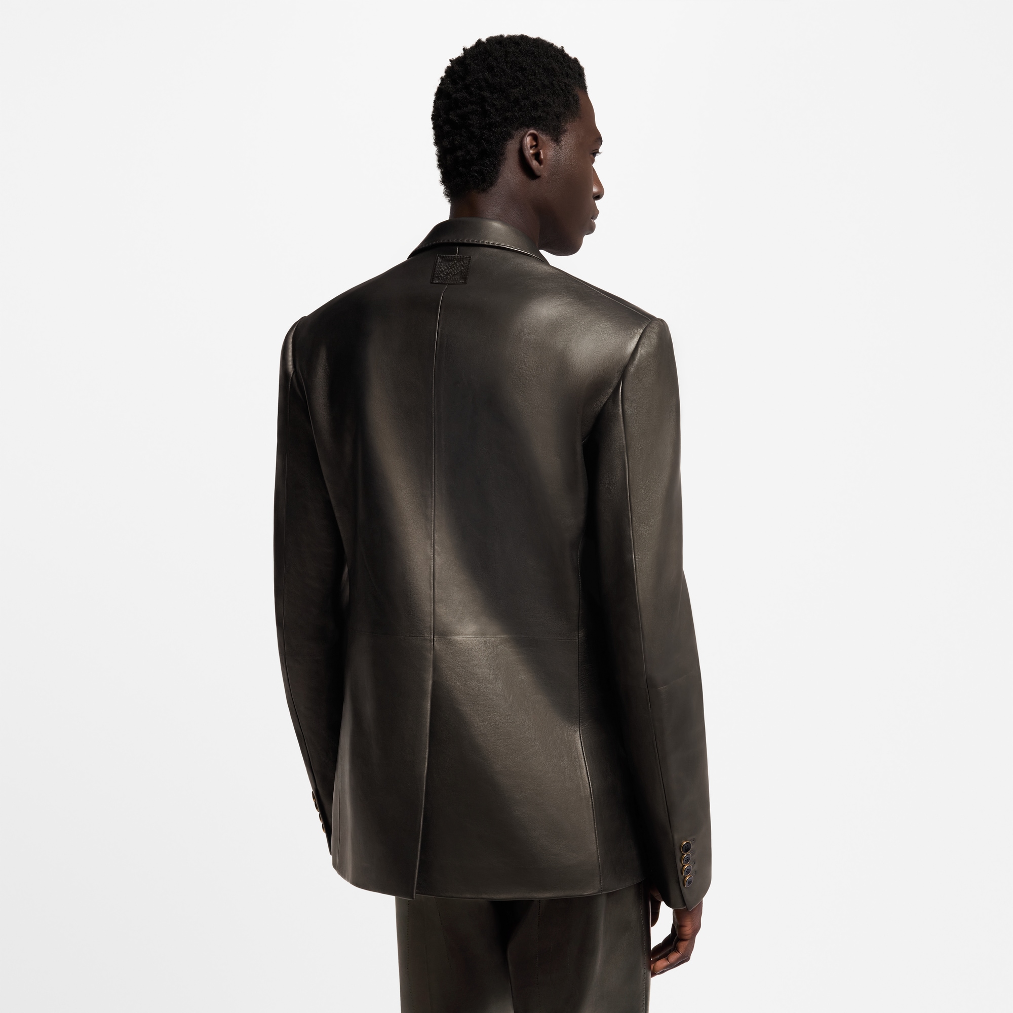Veste droite en cuir  Homme Prêt-à-porter Tout le prêt-à-porter | LOUIS VUITTON (Zoom produit)