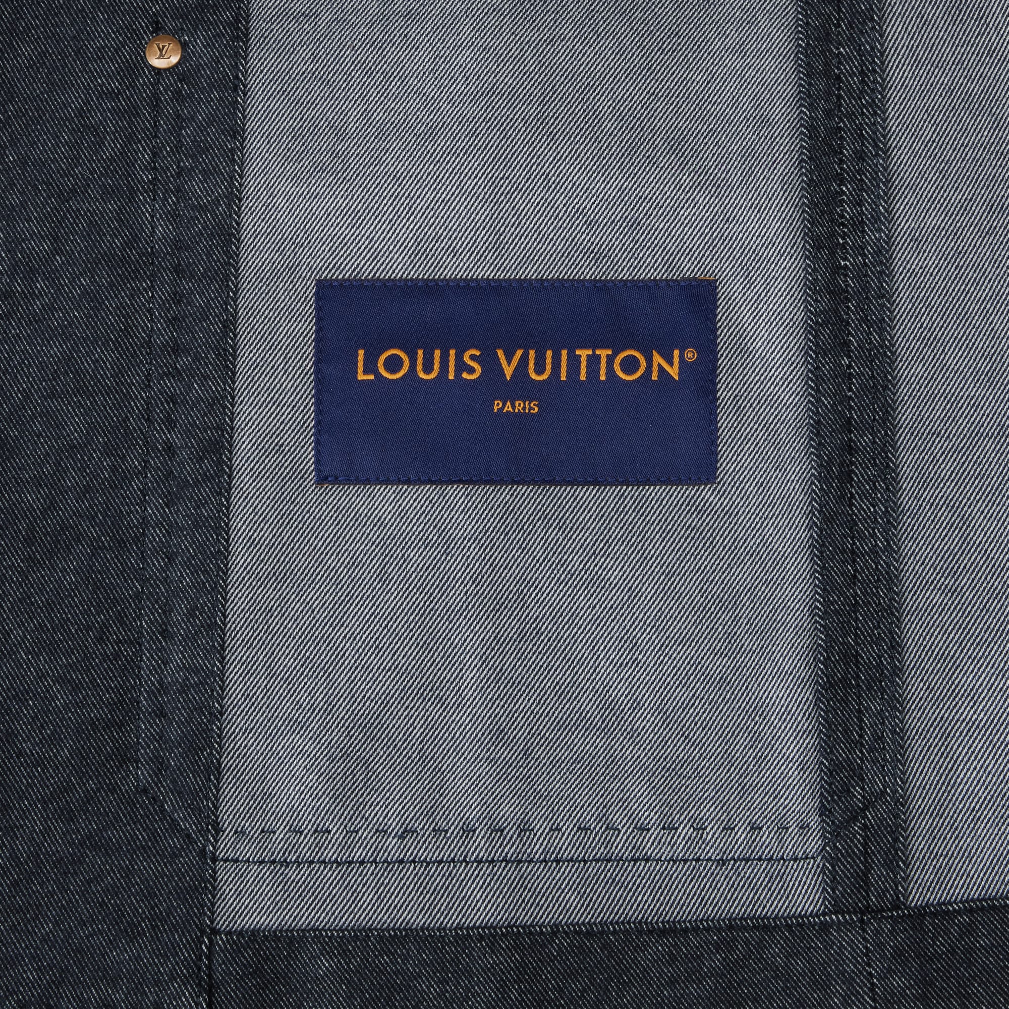 Veste en denim et cachemire  Homme Prêt-à-porter Vestes | LOUIS VUITTON (Zoom produit)