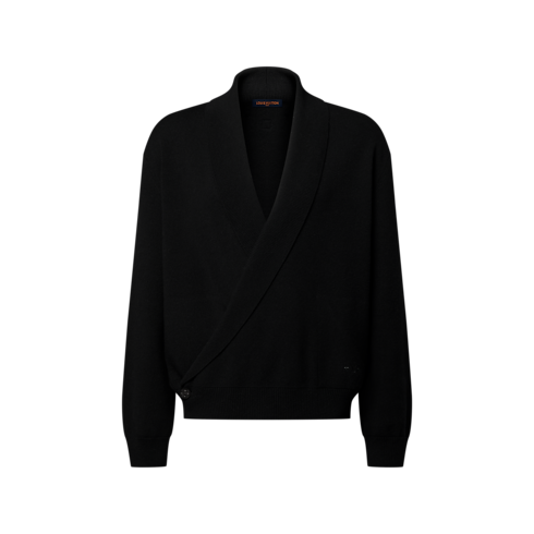 Veste en maille à col châle Homme Prêt-à-porter Tout le prêt-à-porter | LOUIS VUITTON (Zoom produit)