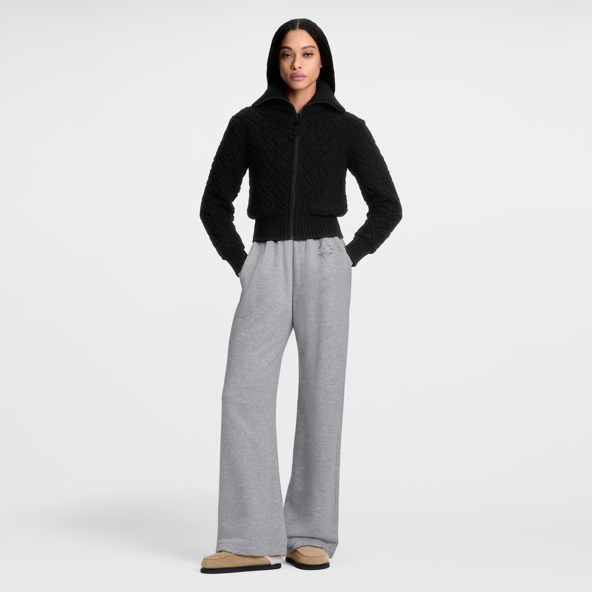 Veste en tissu éponge Monogram  Femme Prêt-à-porter Maille | LOUIS VUITTON (Zoom produit)