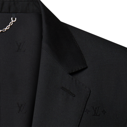 Veste Gaston droite en jacquard Homme Prêt-à-porter Tout le prêt-à-porter | LOUIS VUITTON (Zoom produit)