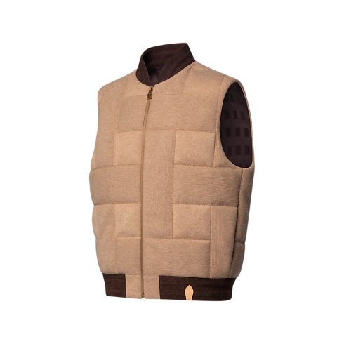 Veste sans manches en maille de cachemire matelassée Homme Prêt-à-porter Tout le prêt-à-porter | LOUIS VUITTON (Zoom produit)