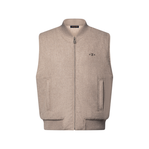 Veste sans manches matelassée en laine réversible Homme Prêt-à-porter Tout le prêt-à-porter | LOUIS VUITTON (Zoom produit)