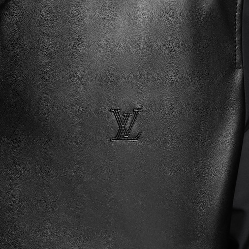 Veste sportswear réversible en cuir mélangé Monogram vue ambiance