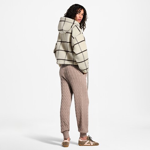 Veste tartan double-face zippée Femme Prêt-à-porter Manteaux et vestes | LOUIS VUITTON (Zoom produit)