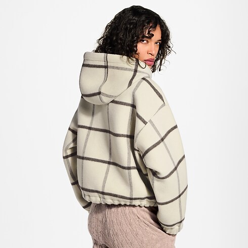 Veste tartan double-face zippée Femme Prêt-à-porter Manteaux et vestes | LOUIS VUITTON (Zoom produit)