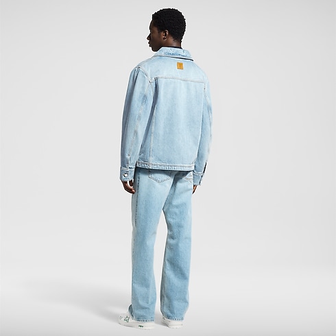 Veste workwear LV en denim Homme Prêt-à-porter Manteaux et blousons | LOUIS VUITTON (Zoom produit)