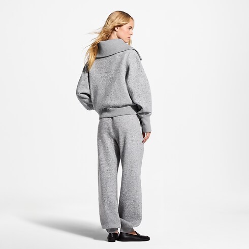 Veste zippée en cachemire Femme Prêt-à-porter T-shirts et sweats | LOUIS VUITTON (Zoom produit)