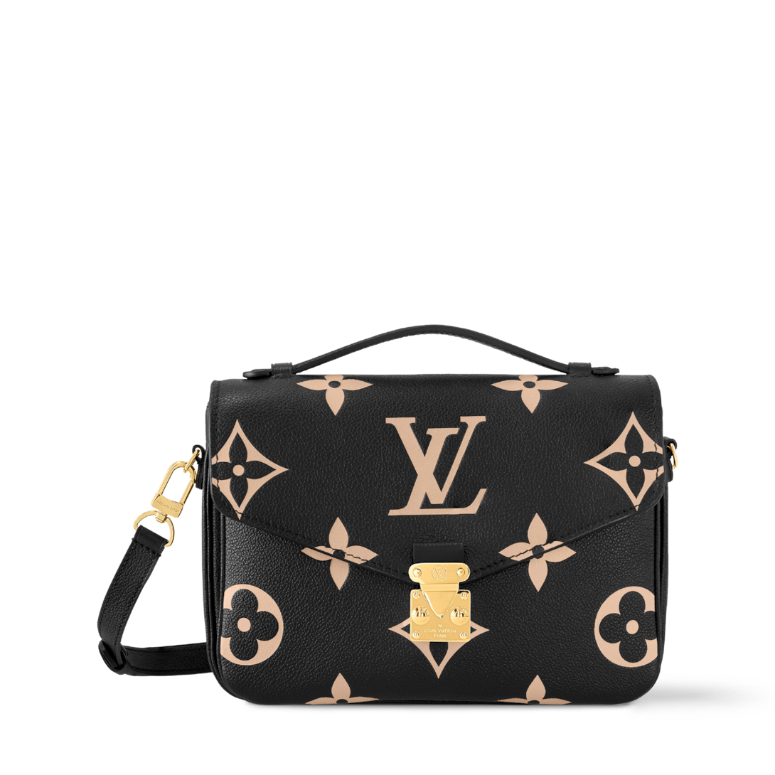 Pochette Métis Cuir Monogram Empreinte Bicolore - Sacs à main de luxe |  Femme | LOUIS VUITTON